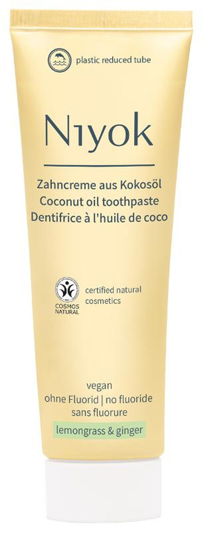 Produktfoto zu Zahncreme Zitronengras Ingwer 75ml Niyok Natural Cosmetics