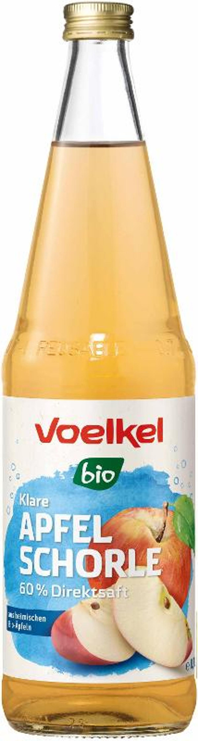 Produktfoto zu VPE Apfelschorle klar 6x0,7l Voelkel