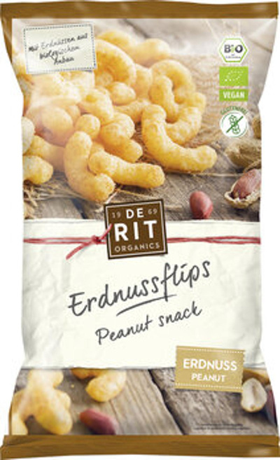 Produktfoto zu Erdnuss Flips 125g DeRit