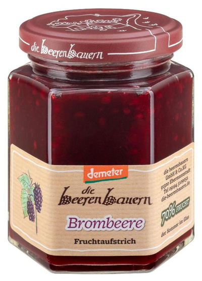 Produktfoto zu Fruchtaufstrich Brombeere 200g die beerenbauern
