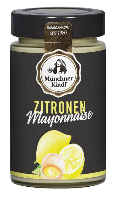 Produktfoto zu Zitronen Mayonnaise 200 ml Münchner Kindl