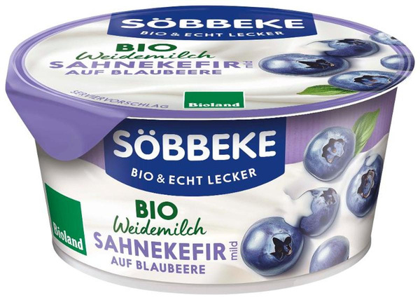 Produktfoto zu VPE Sahnekefir auf Blaubeere 6x150g Söbbeke