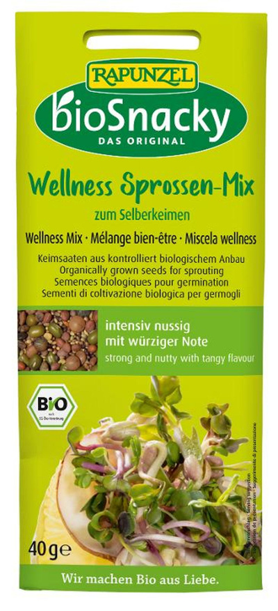 Produktfoto zu Wellness Sprossen-Mix 40g bioSnacky Rapunzel