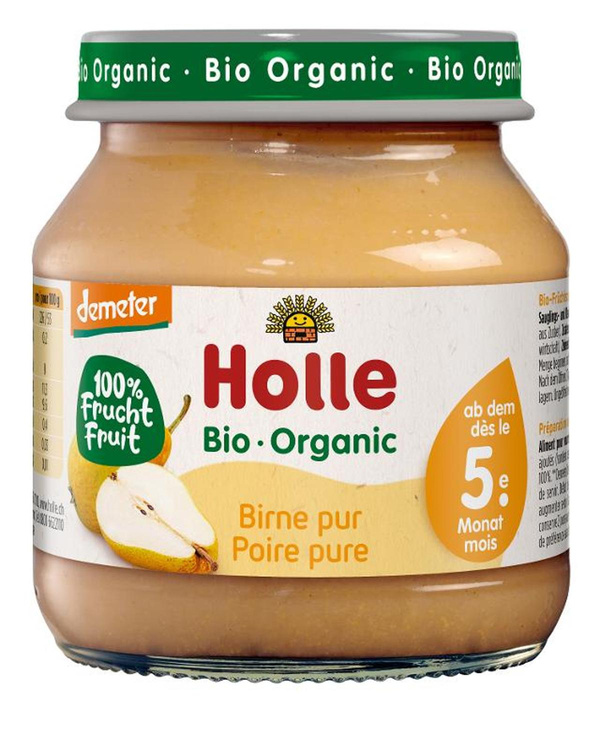 Produktfoto zu VPE Babykost Birne pur 6x125g Holle