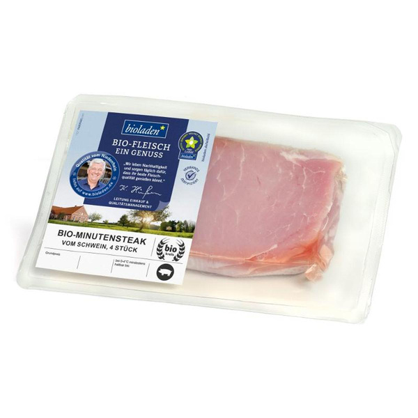 Produktfoto zu Minutensteak vom Schwein 4 St. ca. 300g bioladen