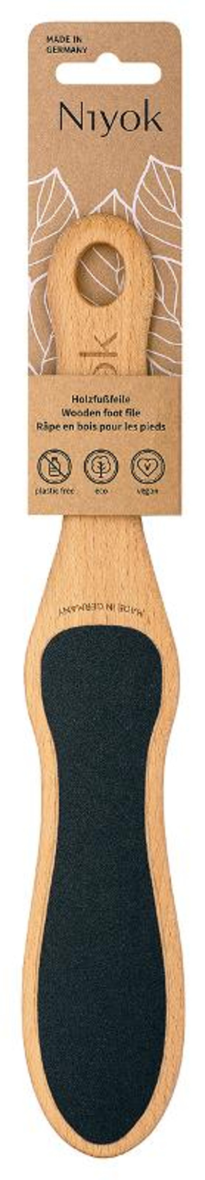 Produktfoto zu Fußfeile aus Buchenholz Niyok Natural Cosmetics