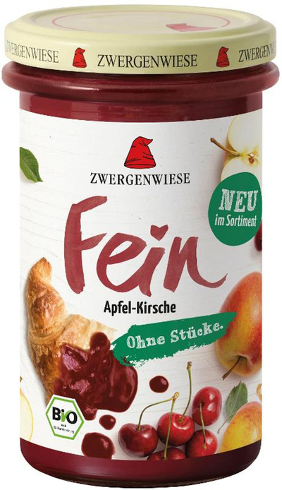 Produktfoto zu Fein Apfel-Kirsche 280g Zwergenwiese