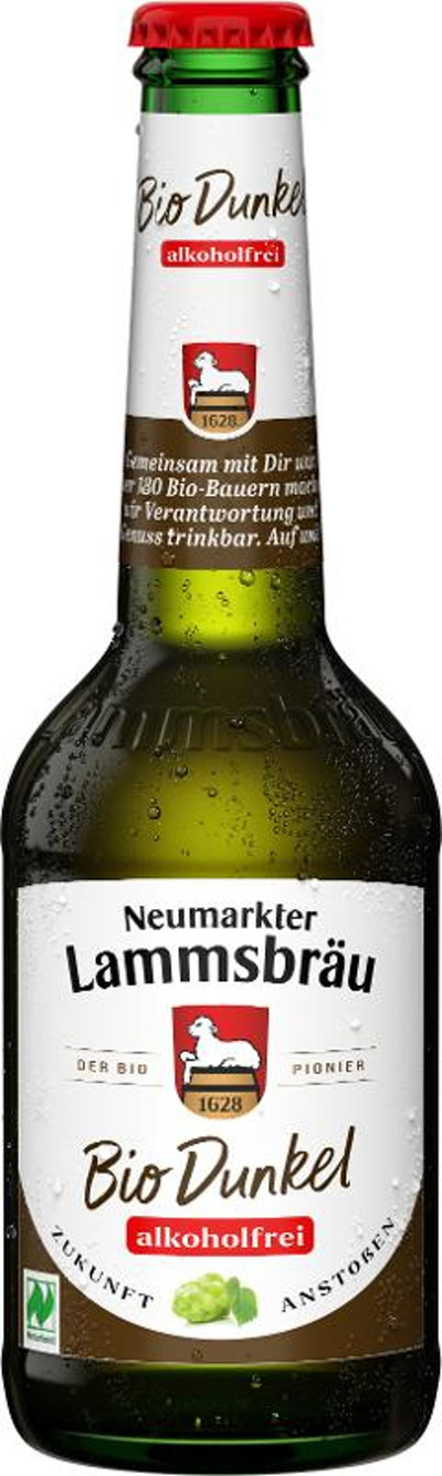 Produktfoto zu Bier Dunkel alkoholfrei 0,33 l Neumarkter Lammsbräu