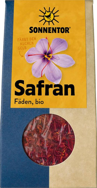 Produktfoto zu Safranfäden ganz 0,5g Sonnentor
