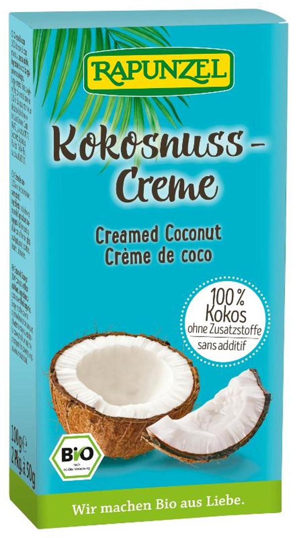 Produktfoto zu VPE Kokosnuss-Creme 6x100g Rapunzel