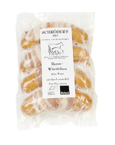 Produktfoto zu Berner Würstchen 4 Stüc (ca. 320g) Schröder's