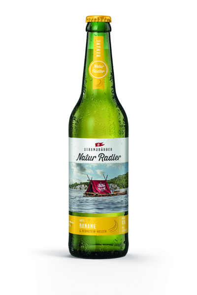 Produktfoto zu Strandräuber Naturradler Banane & Bernsteinweizen 0,5l Störtebeker