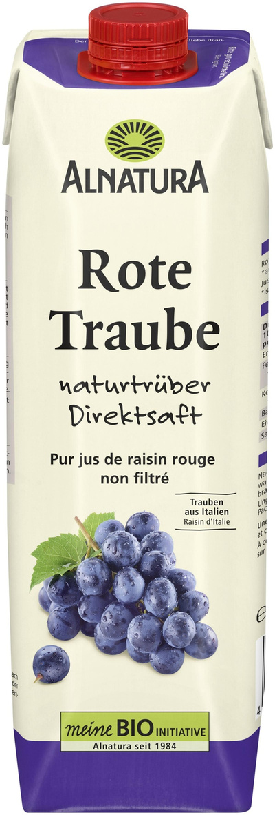Produktfoto zu Traubenaft naturtrüb 1 l Alnatura