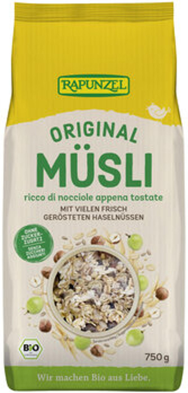Produktfoto zu Original Rapunzel Müsli 750g Rapunzel