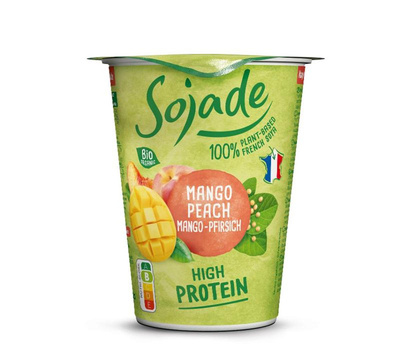 Produktfoto zu VPE Sojajoghurt Mango-Pfirsich 6x400g Sojade