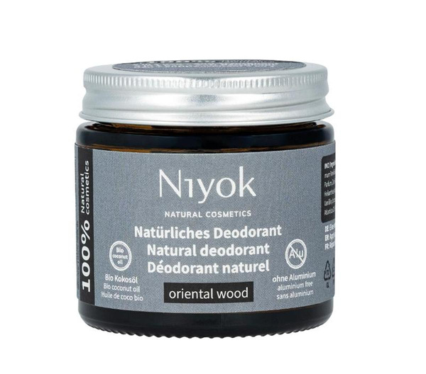 Produktfoto zu 2in1 Deodorant Creme Oriental Wood 40ml Niyok Natural Cosmetics