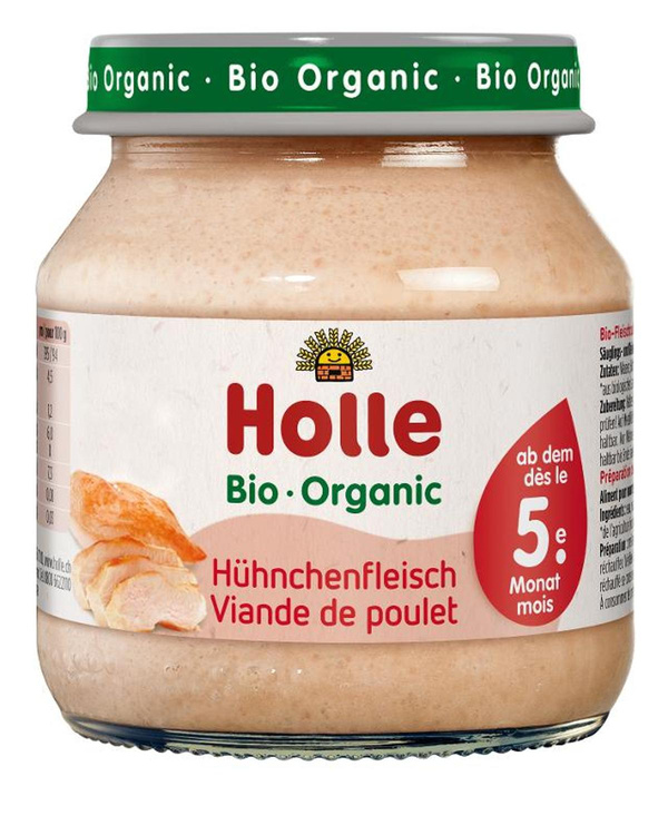 Produktfoto zu VPE Babykost Hühnchenfleisch pur 6x125g Holle