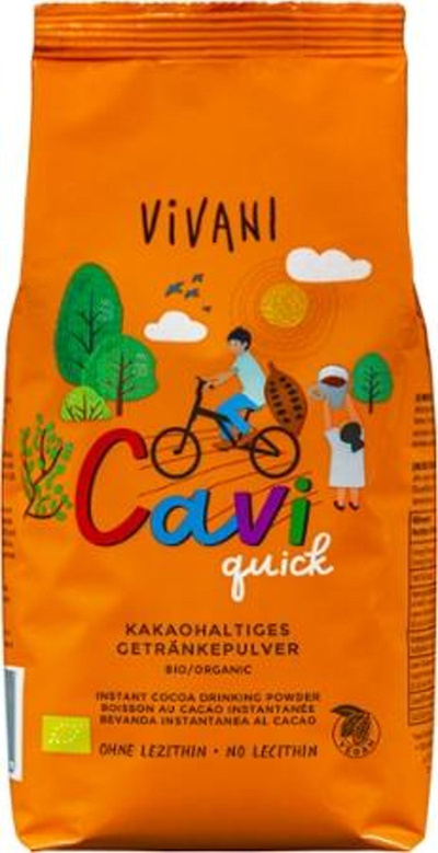 Produktfoto zu Kakao Cavi Quick Kakaopulver 400g Vivani