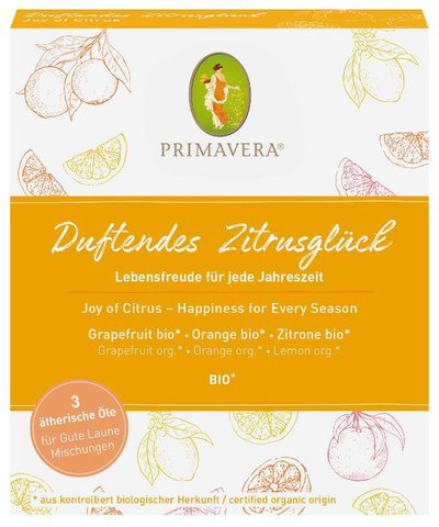 Produktfoto zu Geschenkset Zitrusdüfte  3x5ml Primavera