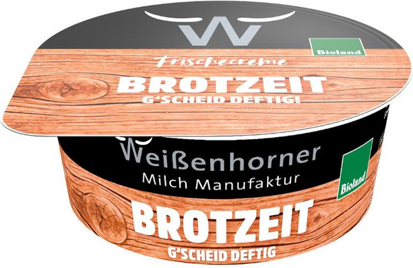 Produktfoto zu Frischcreme Brotzeit 150g Weißenhorner Milch Manufaktur