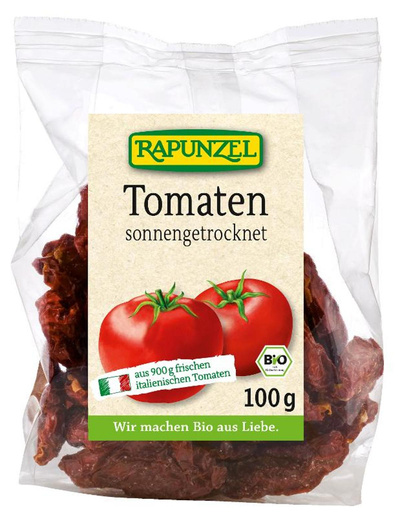 Produktfoto zu Tomaten getrocknet in Würfeln 100g Rapunzel