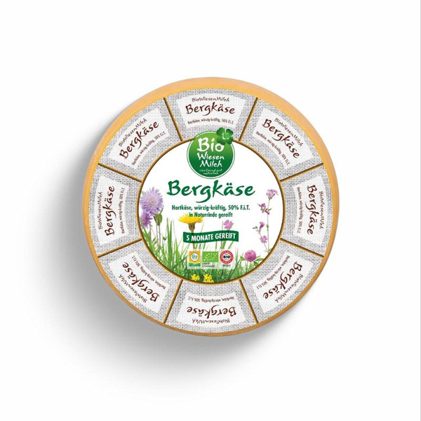 Produktfoto zu Bergkäse 5 Monate ca. 200g BioWiesenmilch