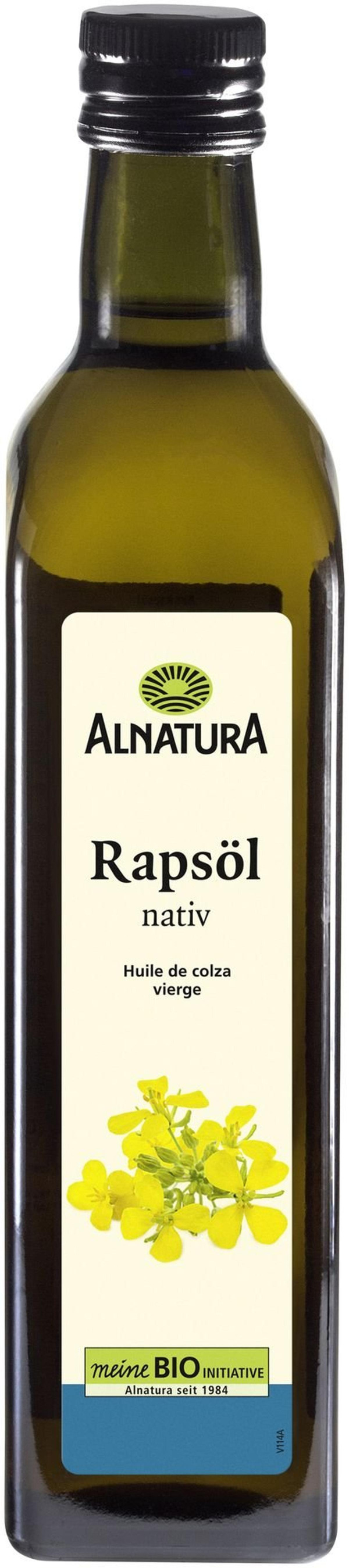 Produktfoto zu Rapsöl nativ 500 ml Alnatura