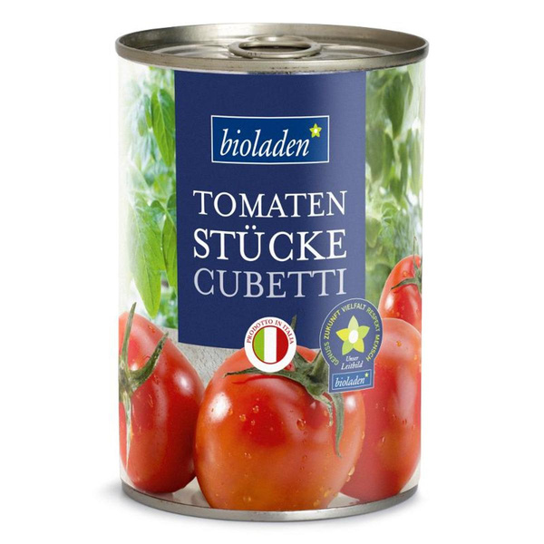 Produktfoto zu VPE Tomatenstücke Cubetti 12x400g bioladen