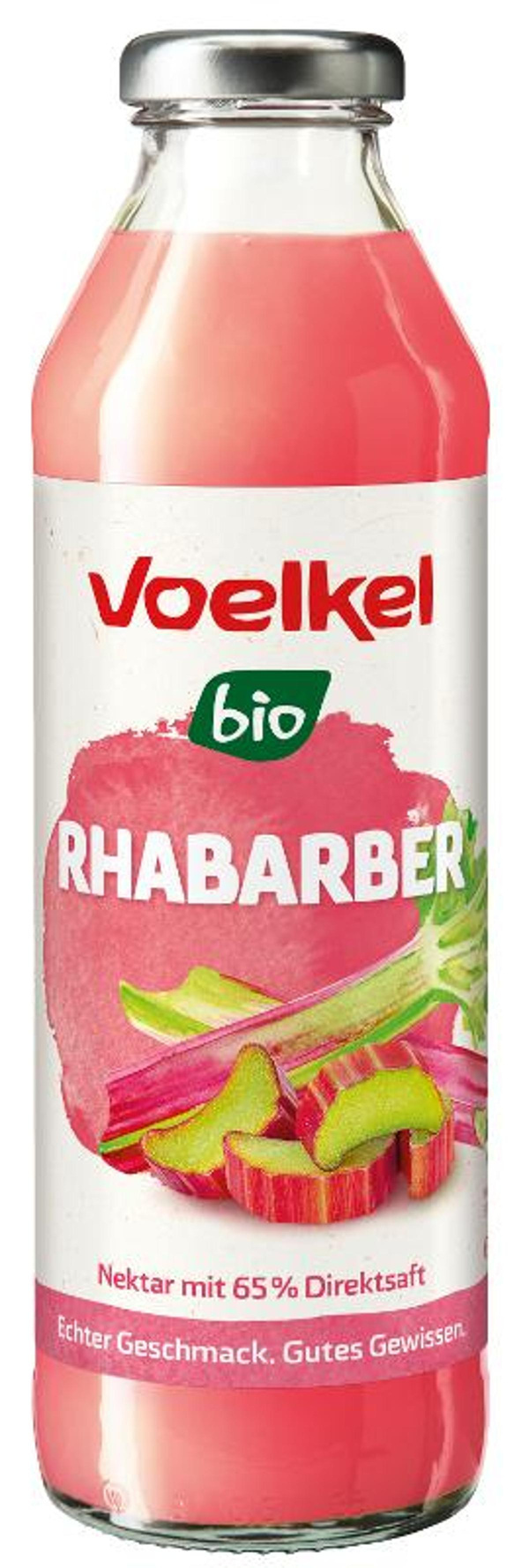 Produktfoto zu Rhabarber Nektar 0,5 l Voelkel