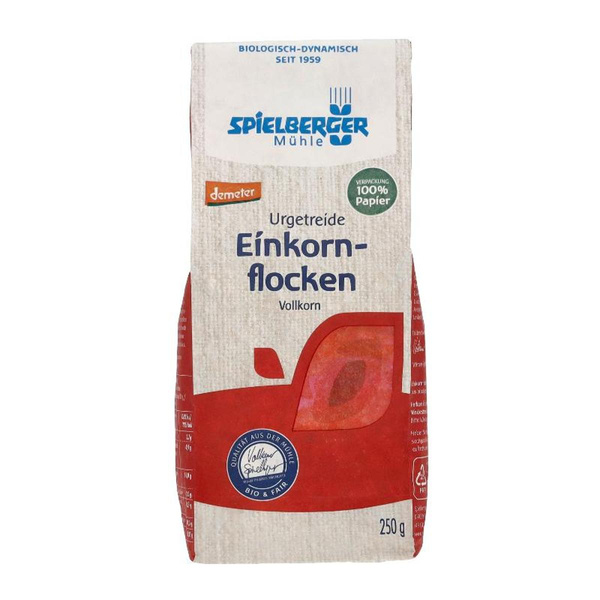 Produktfoto zu VPE Einkornflocken 4x250g Demeter Spielberger
