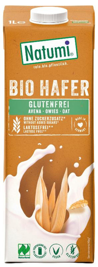 Produktfoto zu VPE Haferdrink glutenfrei 8x1 l Natumi