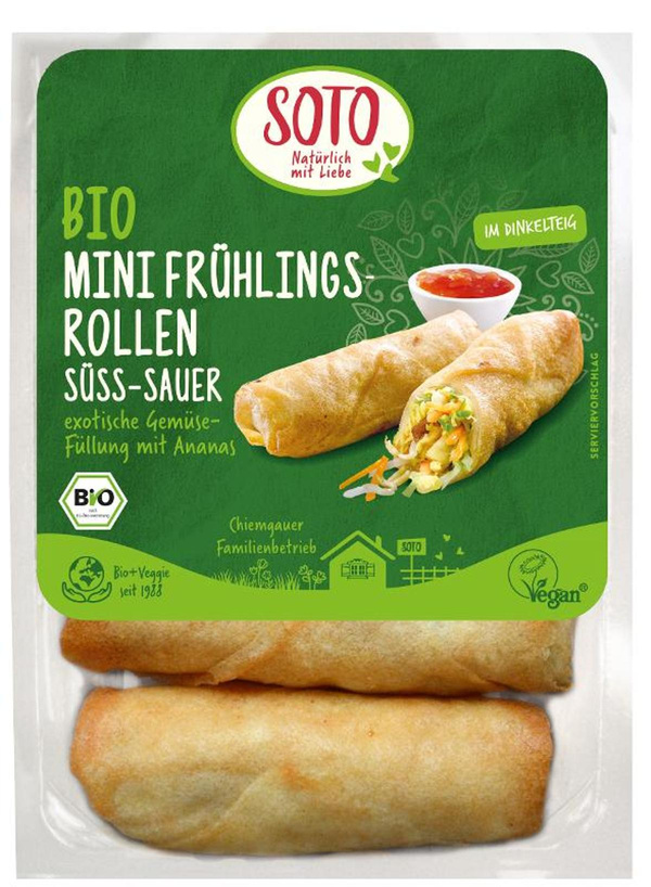 Produktfoto zu Mini Frühlingsrollen süß-sauer 200g SOTO