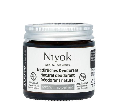Produktfoto zu 2in1 Deodorant Creme Kokos ohne Parfüm 40ml NIY