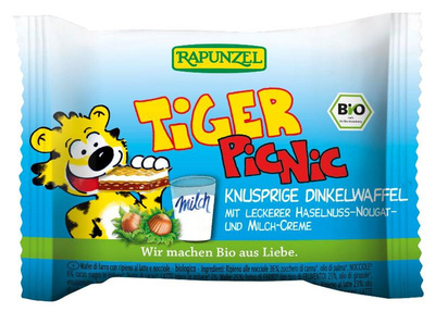 Produktfoto zu Tiger Picnic Dinkelwaffel 23g Rapunzel