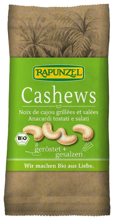 Produktfoto zu Cashewkerne geröstet & gesalzen 50g Rapunzel