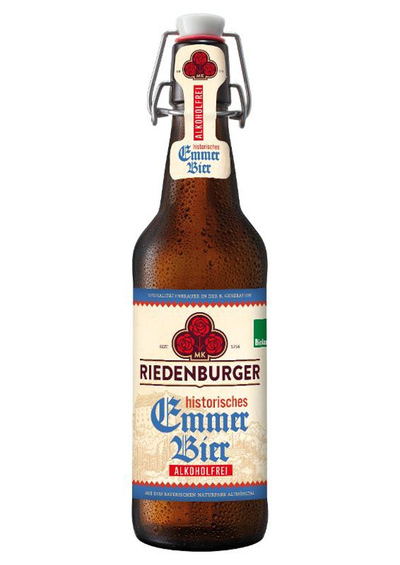 Produktfoto zu Emmerbier alkoholfrei 0,5l Riedenburger