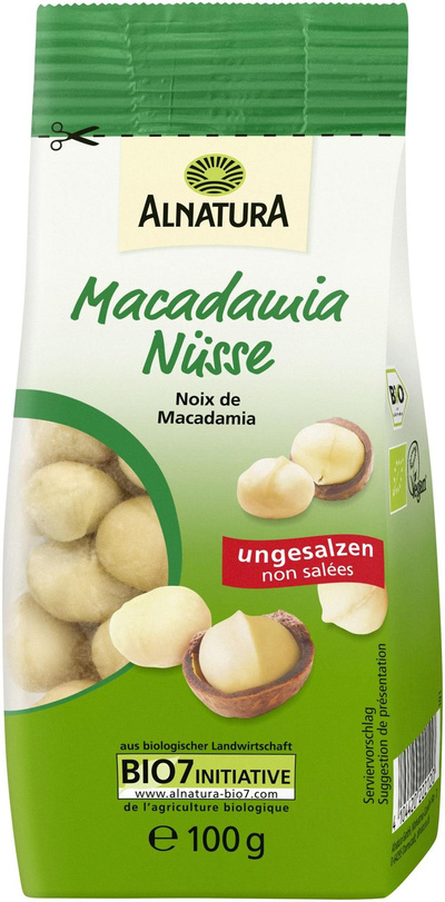 Produktfoto zu Macadamianüsse 100g Alnatura