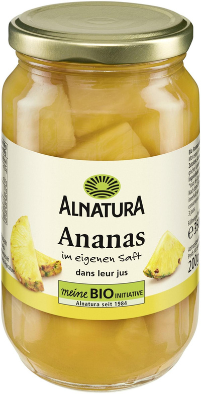 Produktfoto zu VPE Ananas 350g Alnatura