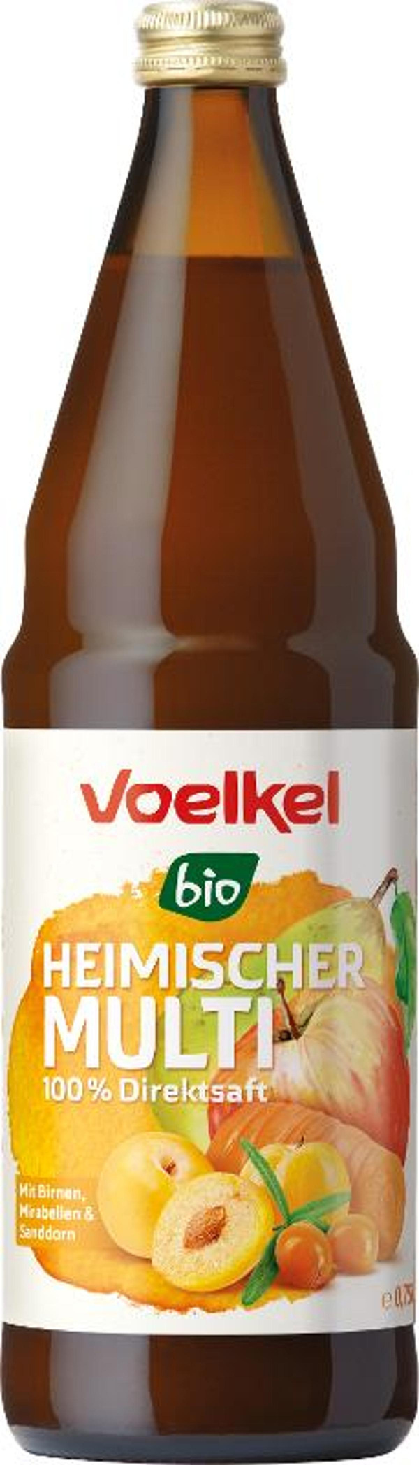 Produktfoto zu VPE Heimischer Multi Birne Mirabelle 6x0,75 l Voelkel