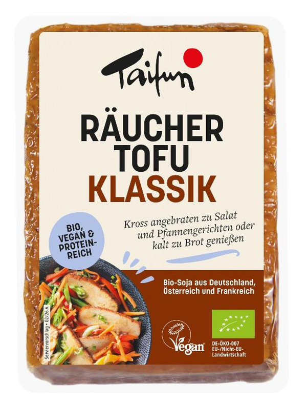 Produktfoto zu Tofu geräuchert 200g Taifun