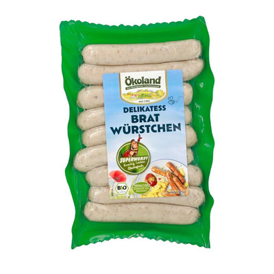 Produktfoto zu Delikatess Bratwürstchen 10 Stück 180g Ökoland
