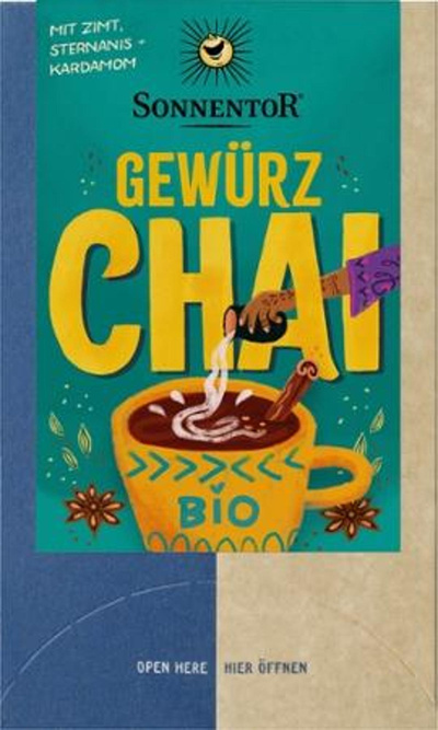 Produktfoto zu Gewürz Chai 18 TB Sonnentor