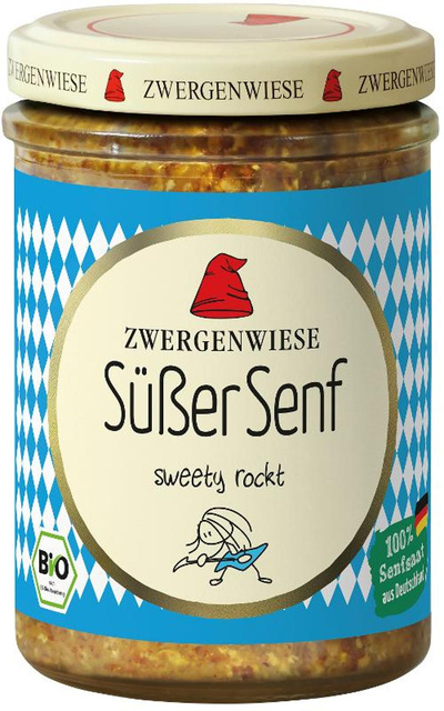 Produktfoto zu Süßer Senf 160ml Zwergenwiese