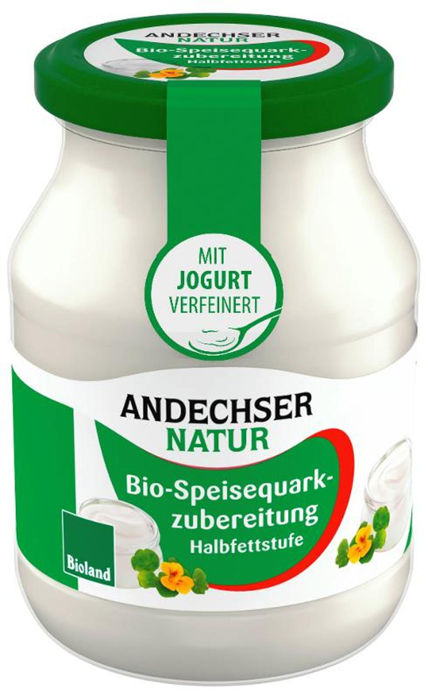Produktfoto zu Speisequark Zubereitung 20% Andechser