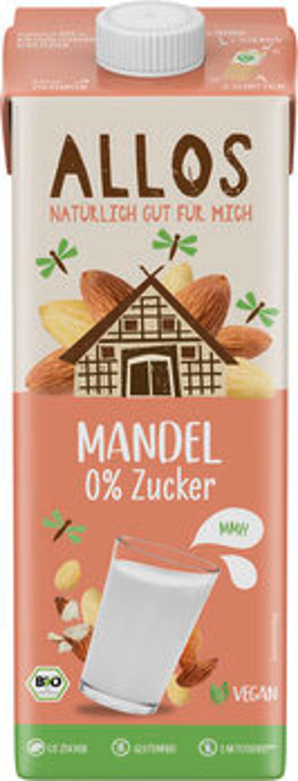 Produktfoto zu VPE Mandel Drink naturell 6x1 l Allos