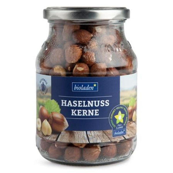Produktfoto zu Haselnusskerne im Pfandglas 290g bioladen
