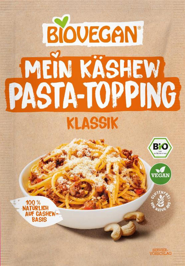 Produktfoto zu Mein Käshew Pasta Topping Klassik 50g Biovegan