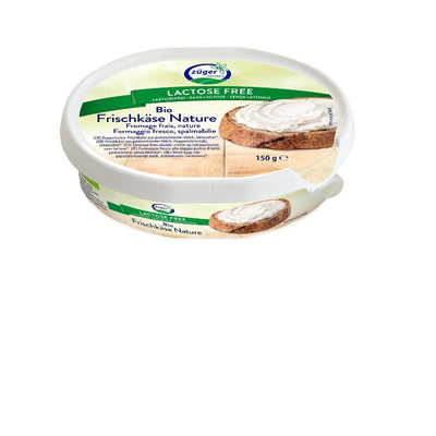Produktfoto zu Frischkäse Natur laktosefrei 65% 150g Züger