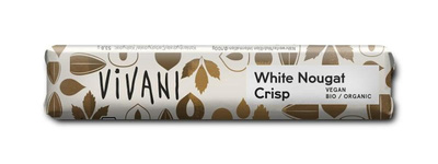 Produktfoto zu VPE Schokoriegel White Nougat Crisp 18x35 g Vivani
