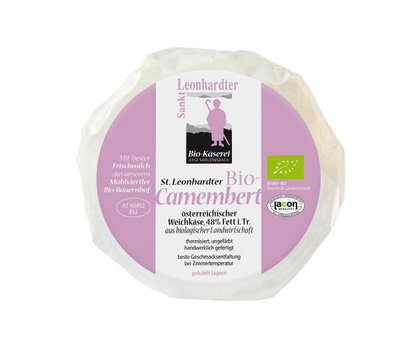 Produktfoto zu Camembert natur 180g St. Leonhardter Biokäserei